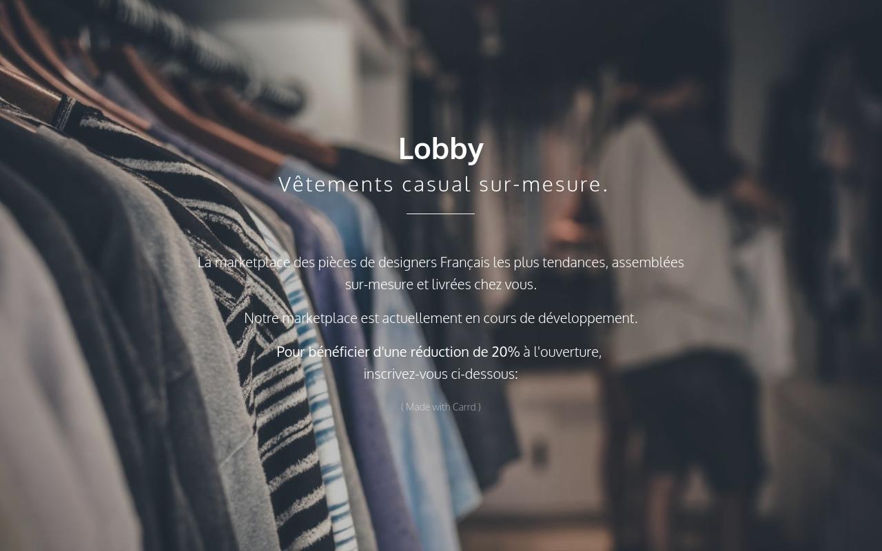 Carrd profile picture for @lobby